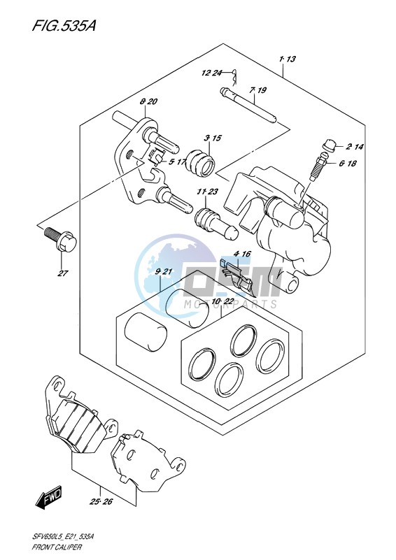 FRONT CALIPER