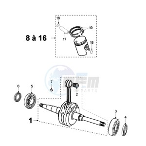 VOGUE SNA BE drawing CRANKSHAFT