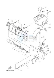 YXE700 YXE70WPAJ WOLVERINE R (B3D2) drawing SHIFT SHAFT