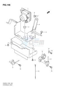 DL650 (E2) V-Strom drawing HYDRAULIC UNIT (DL650AL1 E24)