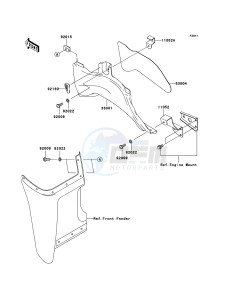 KVF360 KVF360-B3 EU drawing Side Covers