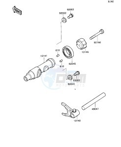 KAF 540 C [MULE 2010] (C1) [MULE 2010] drawing CHANGE DRUM_SHIFT FORK