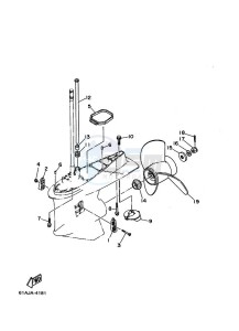 225G drawing PROPELLER-HOUSING-AND-TRANSMISSION