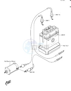 JF 650 B [TS] (B1-B2) [TS] drawing ELECTRICAL EQUIPMENT