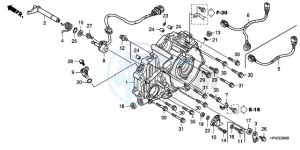 TRX420FEA Australia - (U / 4WD) drawing REAR CRANKCASE COVER