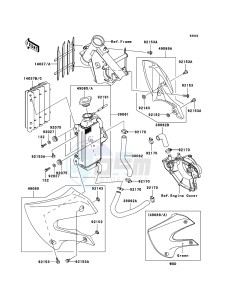 KX65 KX65A8F EU drawing Radiator