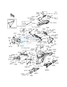 Z800 ZR800CDS UF (UK FA) XX (EU ME A(FRICA) drawing Frame Fittings