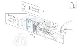 Sport City 125-200-250 e3 drawing Front caliper I