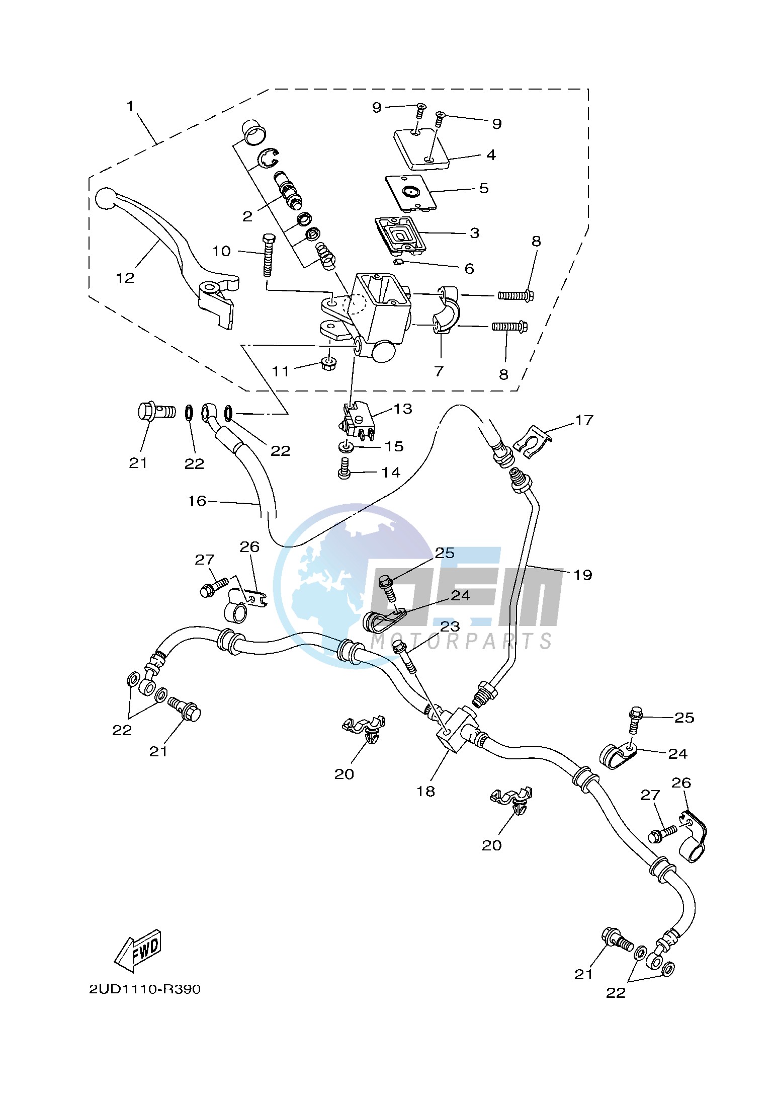 FRONT MASTER CYLINDER