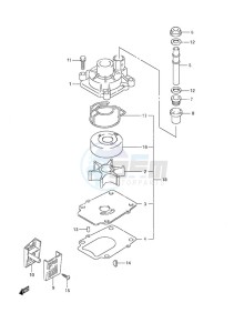 DF 70A drawing Water Pump