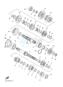 YZF-R6 600 R6 (2CXM 2CXN) drawing TRANSMISSION