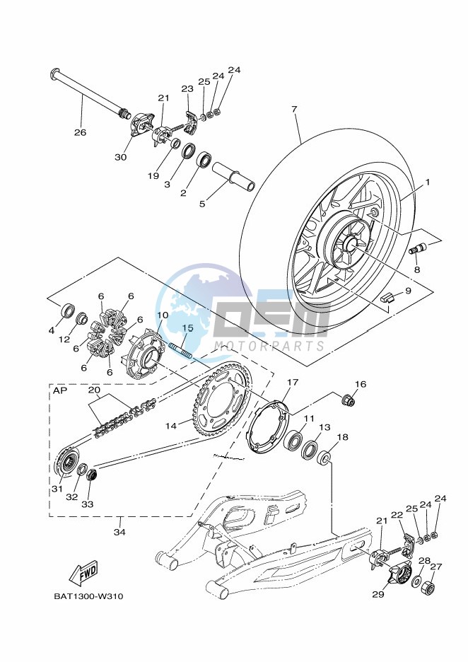 REAR WHEEL