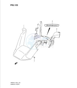 AN650 drawing HANDLE COVER (AN650L1 E19)