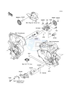 KX450F KX450E9F EU drawing Oil Pump