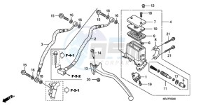 FES1259 UK - (E / MKH) drawing RR. BRAKE MASTER CYLINDER