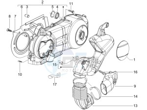 Runner 200 VXR 4t Race e3 (UK) UK drawing Crankcase cover - Crankcase cooling