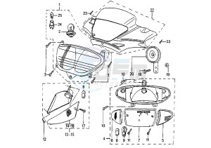 ZENITH LN/LS - 50 cc drawing HEADLIGHT-TAILLIGHT VERSION LS