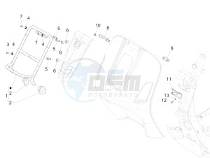 GTS 300 ie ABS Super (APAC) drawing Front luggage rack