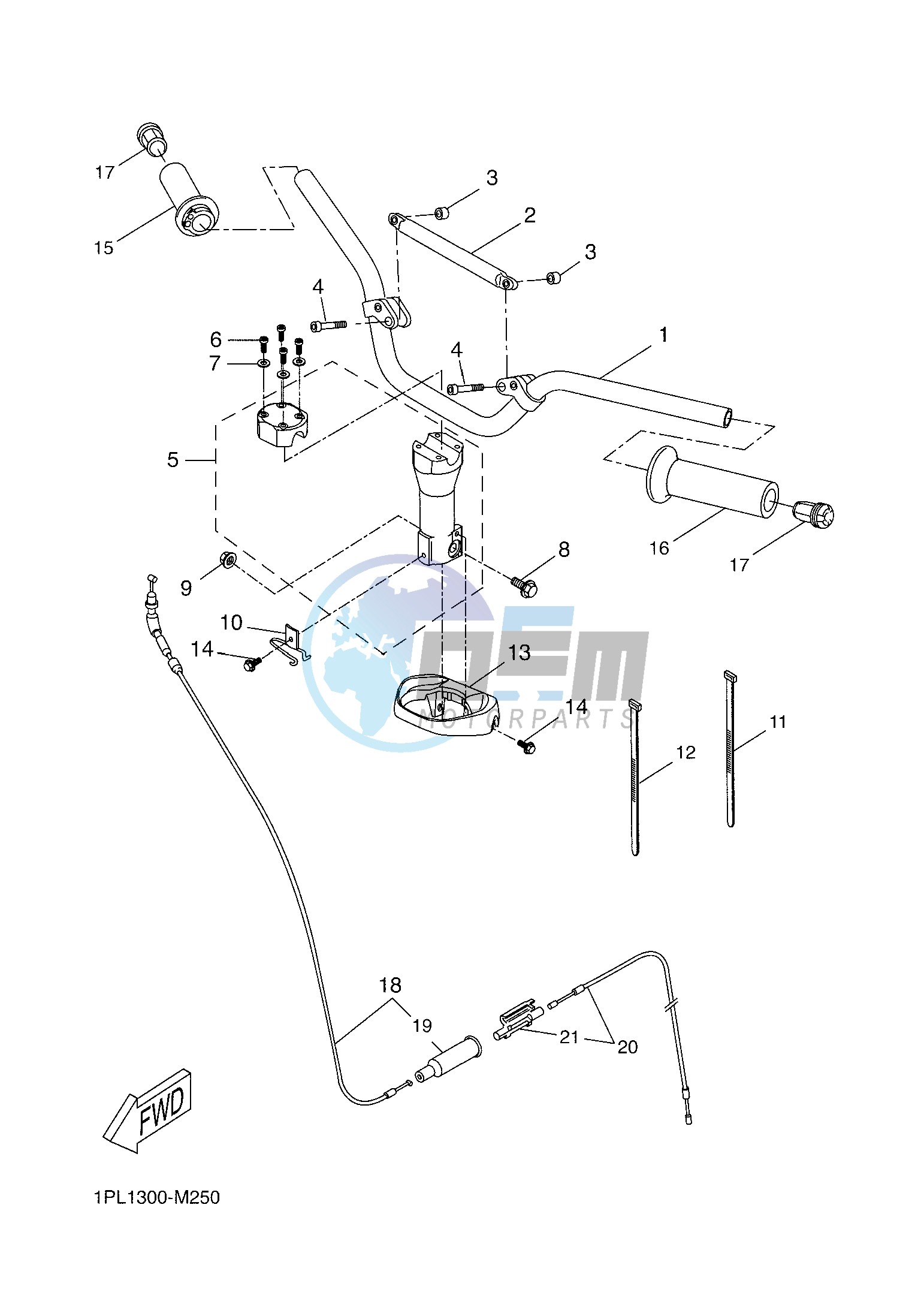 STEERING HANDLE & CABLE