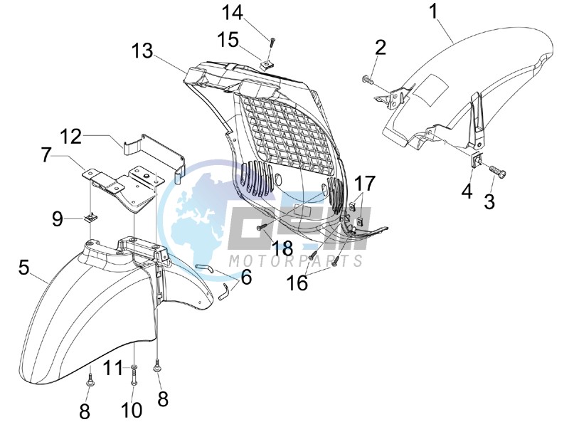 Wheel housing - Mudguard