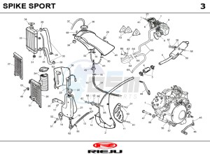 SPIKE-50-SPORT-ORANGE drawing HOSE CONNEXIONS TANKS