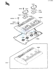 ZL 900 A [ELIMINATOR] (A1-A2) [ELIMINATOR] drawing CYLINDER HEAD COVER