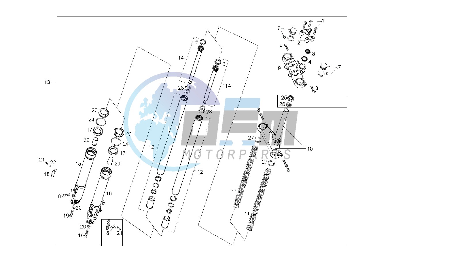 FRONT FORK PAIOLI <7H351906