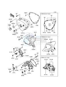 W800 EJ800AGS GB XX (EU ME A(FRICA) drawing Left Engine Cover(s)