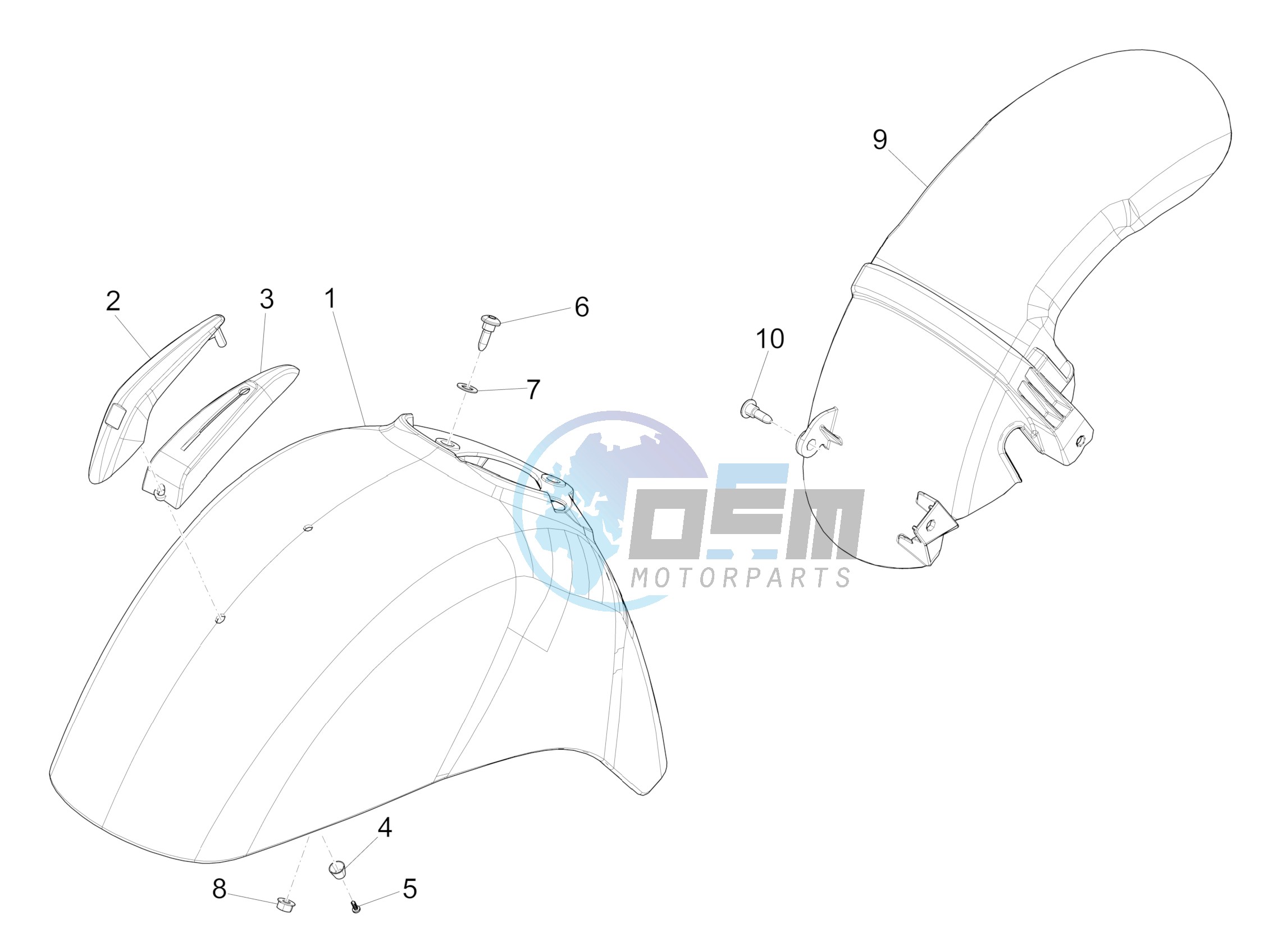 Wheel huosing - Mudguard