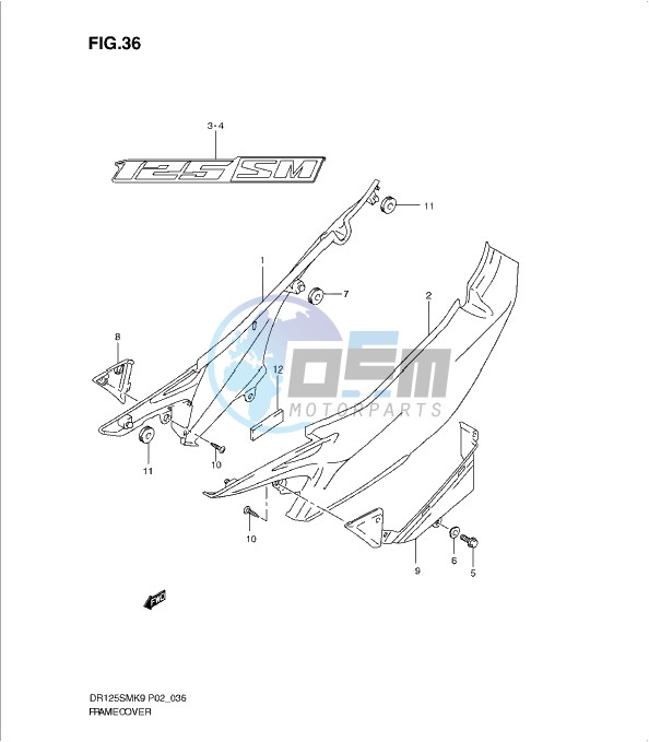 FRAME COVER (MODEL K9)