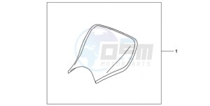 CBR1000RR9 France - (F / CMF REP) drawing E-SEAT