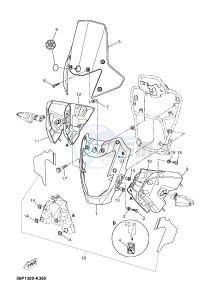 XT660Z TENERE (2BD6 2BD6 2BD6) drawing COWLING