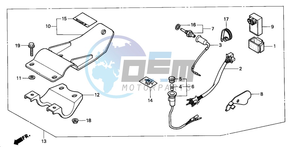 TRAILER HITCH SET ('91-'96)