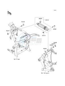 VN 2000 F [VULCAN 2000 CLASSIC LT] (6F-7F) F6F drawing SUSPENSION_SHOCK ABSORBER