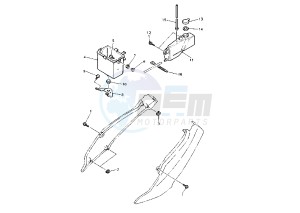 FZR 1000 drawing SIDE COVER 2