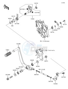 VULCAN S ABS EN650DHFA XX (EU ME A(FRICA) drawing Gear Change Mechanism