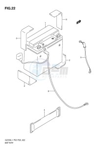 GZ250 (P3) drawing BATTERY