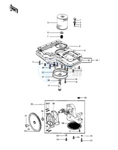 KZ 1000 C [POLICE 1000] (C1-C1A) [POLICE 1000] drawing OIL PUMP_OIL FILTER_OIL PAN -- 78 C1_C1A- -