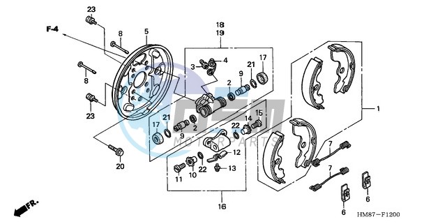 FRONT BRAKE PANEL