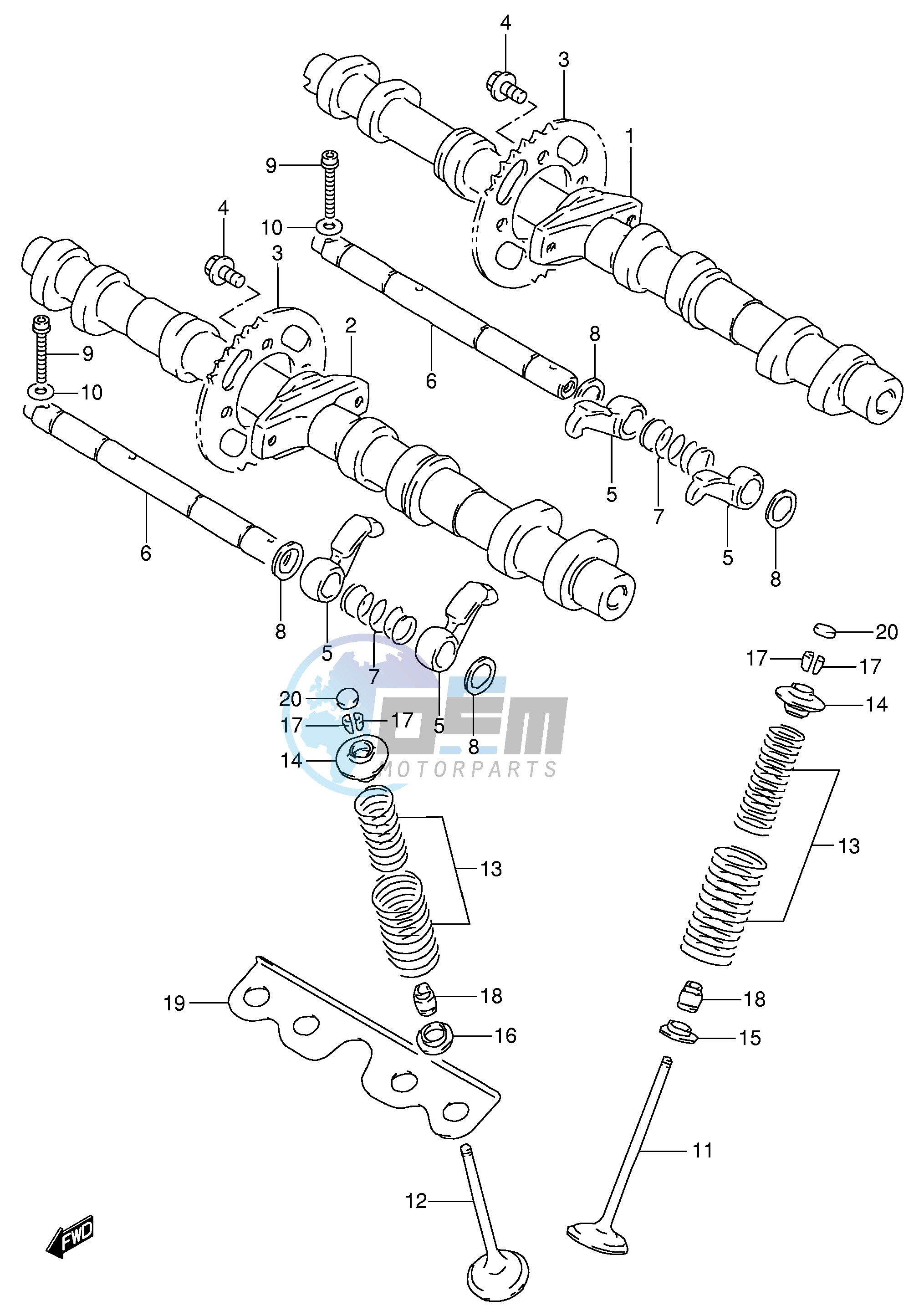 CAM SHAFT   VALVE