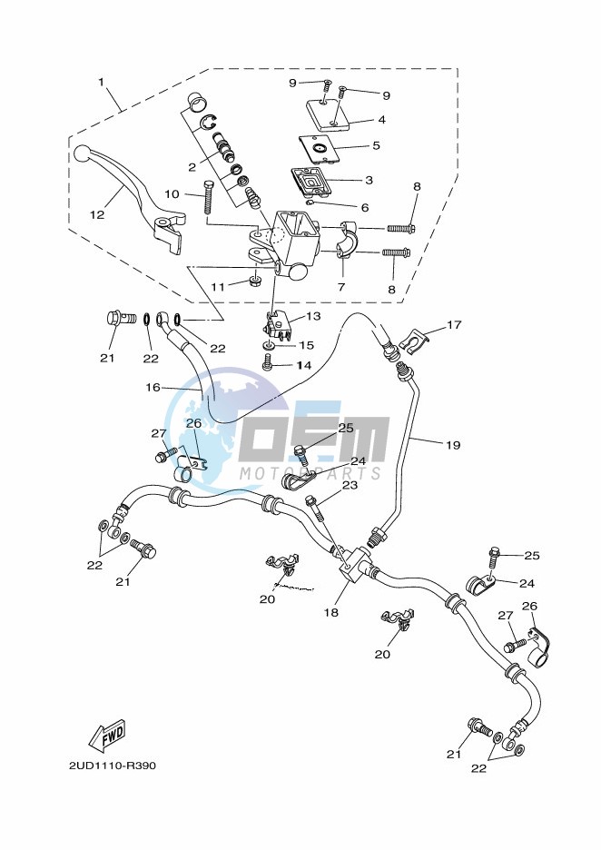 FRONT MASTER CYLINDER