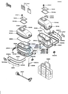 ZG 1200 B [VOYAGER XII] (B6-B9) [VOYAGER XII] drawing ACCESSORY -- SIDE BAG- --- ZG1200-B6_B7- -