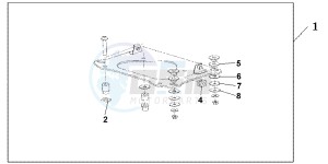 NT700VAB drawing KIT CARRIER BRKT