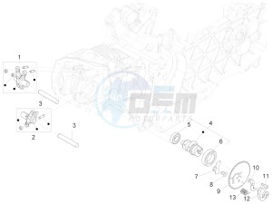 150 Sprint iGet 4T3V ie (APAC) (AU, EX, Jp, RI, TW) drawing Rocking levers support unit