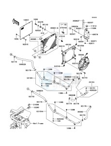 MULE 4010 DIESEL 4x4 KAF950FCF EU drawing Radiator