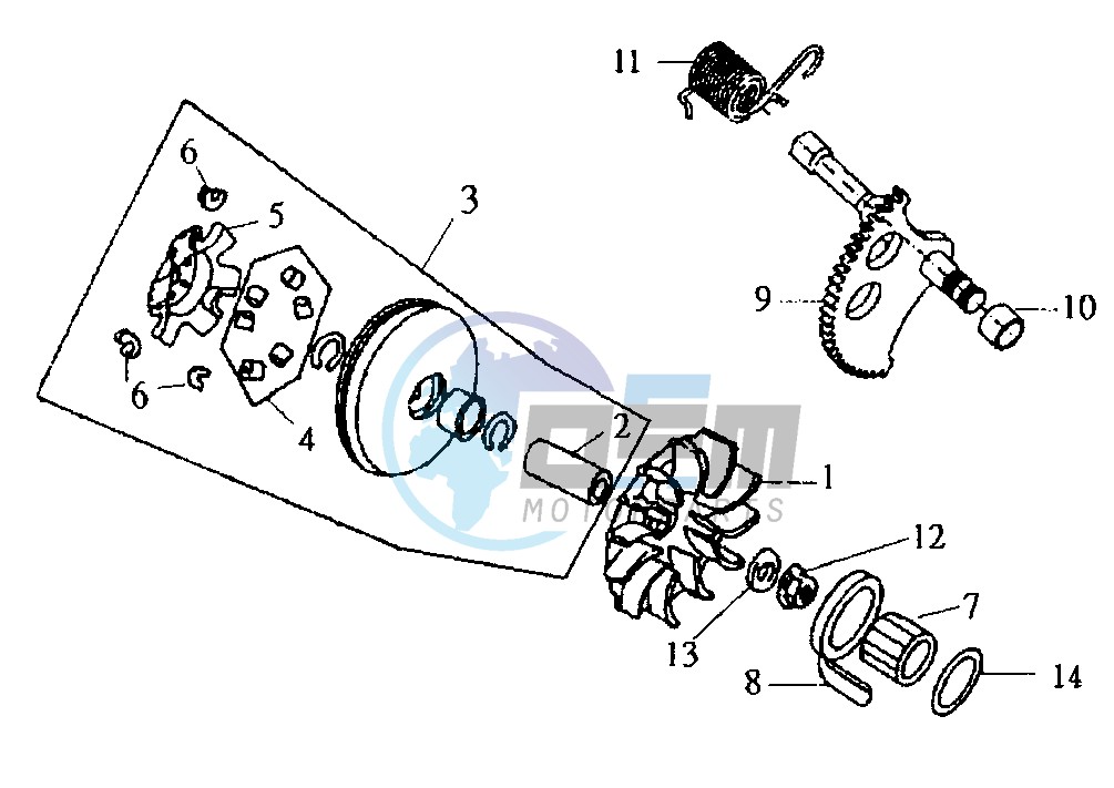 DRIVING PULLEY