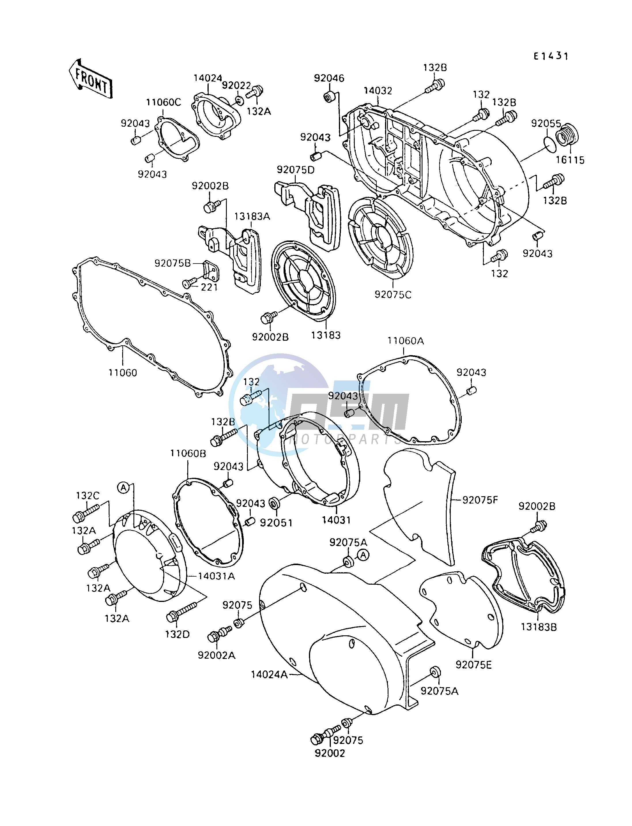 ENGINE COVER-- S- -