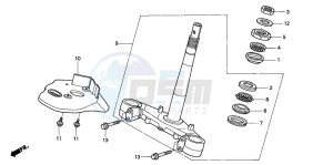 SES150 125 drawing STEERING STEM