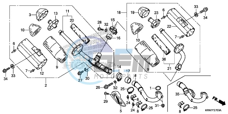 EXHAUST MUFFLER