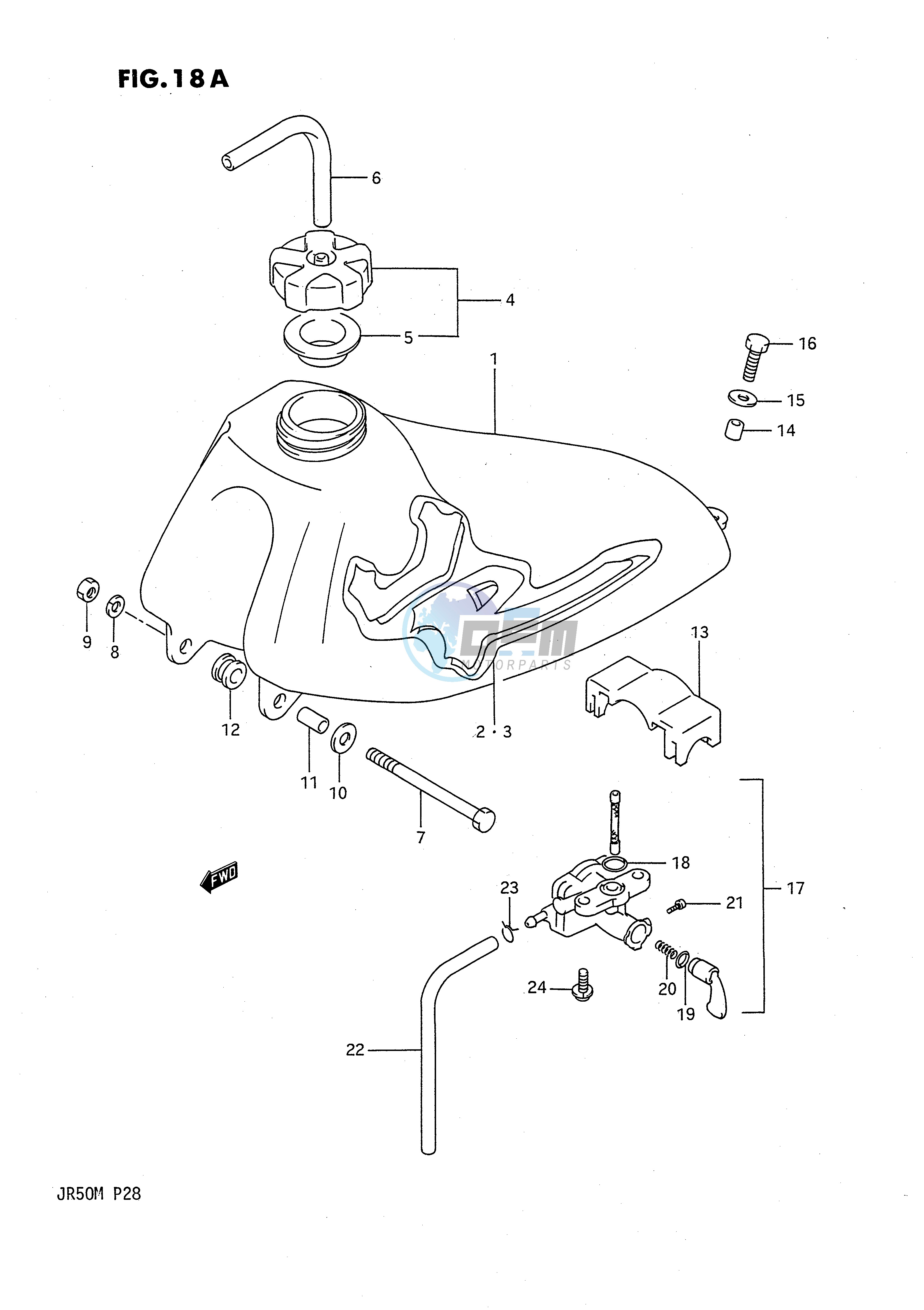 FUEL TANK (MODEL M)